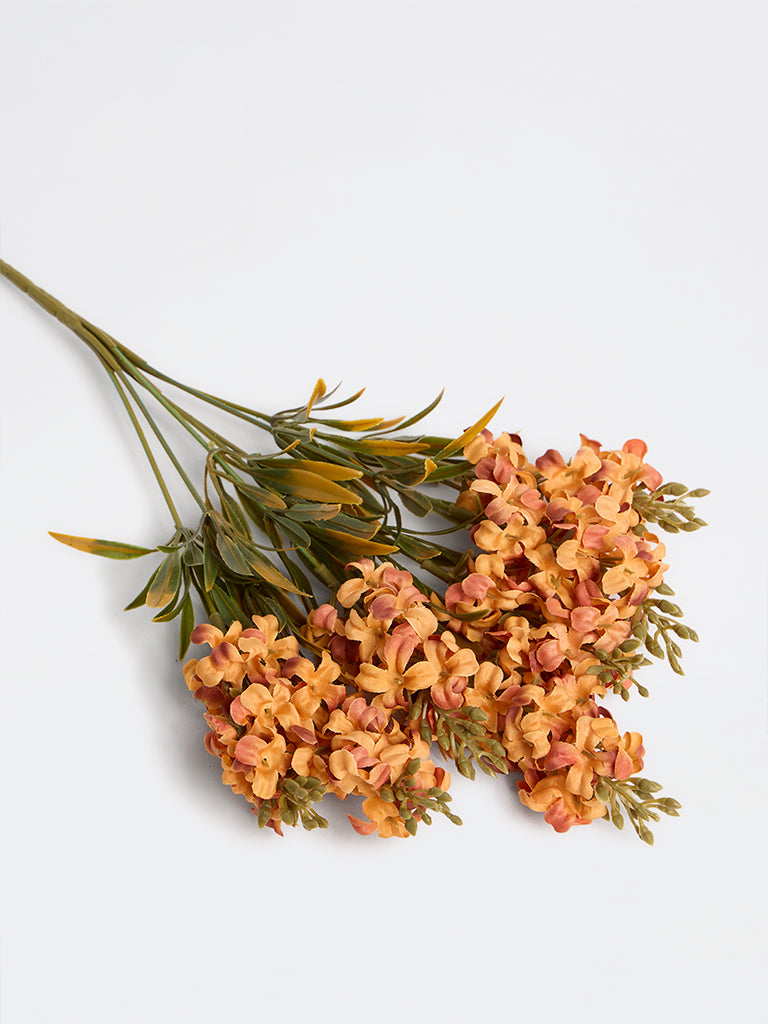 Westside Home Orange Artificial Hyacinth Bouquet