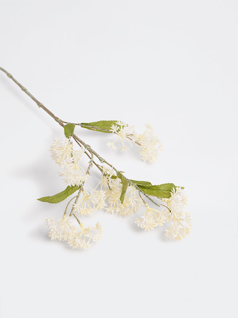 Westside Home White Artificial Gumdigger Flower Branch