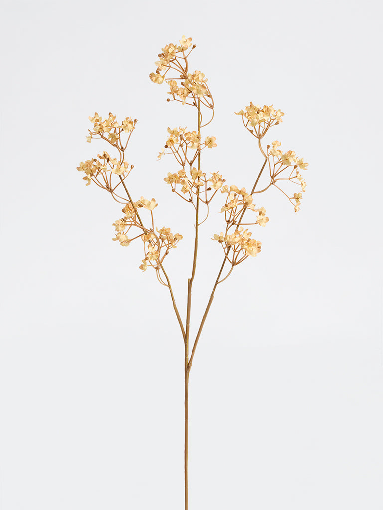 Westside Home Cream Artificial Gysophila Flower Branch