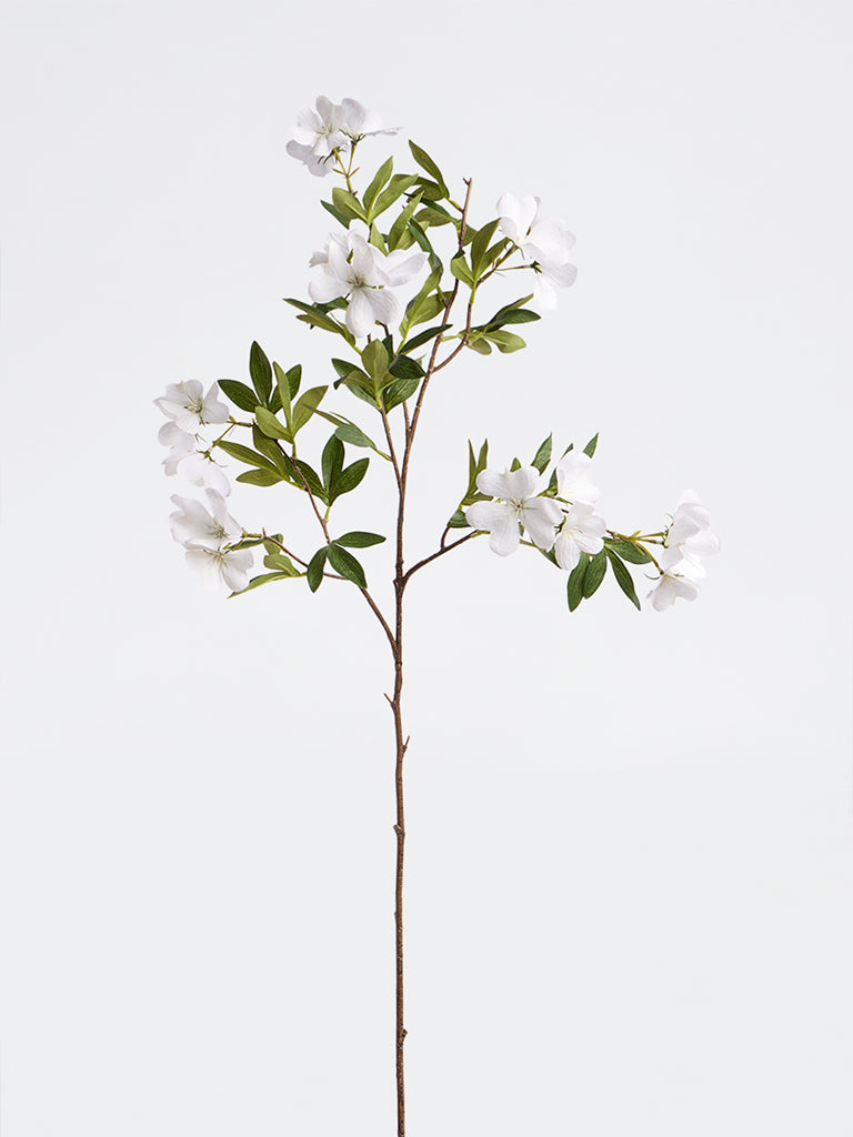 Westside Home White Artificial Magnolia Flower Branch
