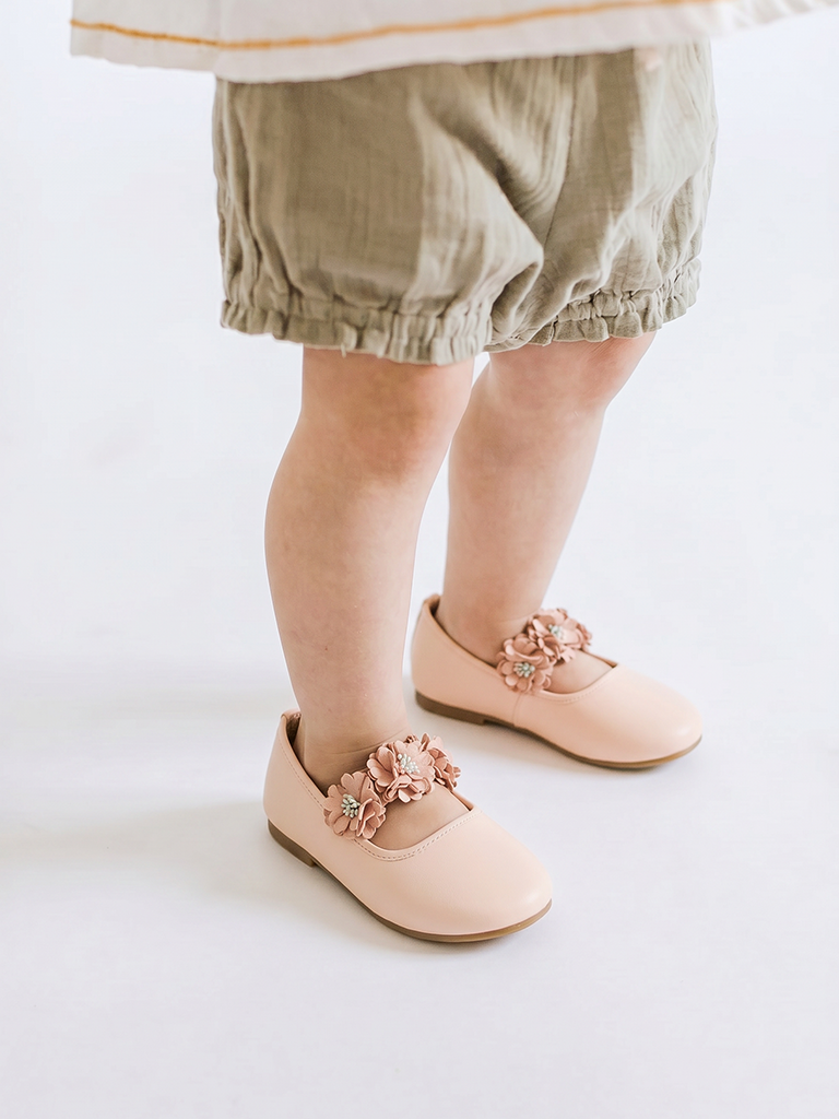Yellow Pink Mary Jane Shoes