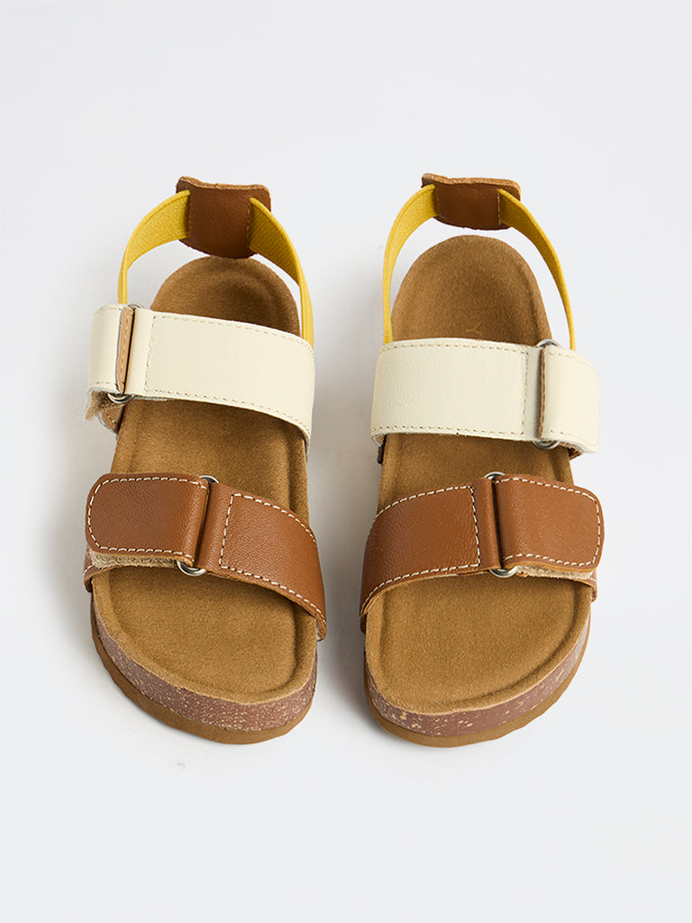 Yellow Brown Sandals