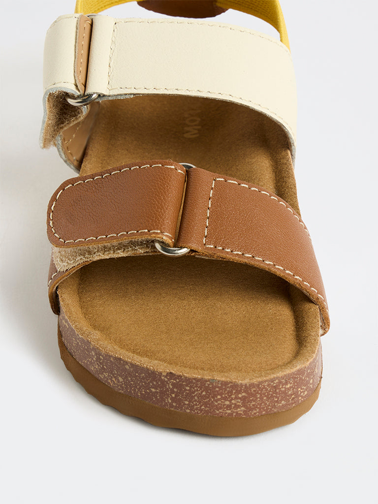 Yellow Brown Sandals