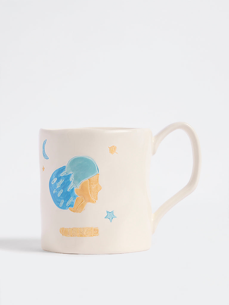 Westside Home White Virgo Zodiac Mug