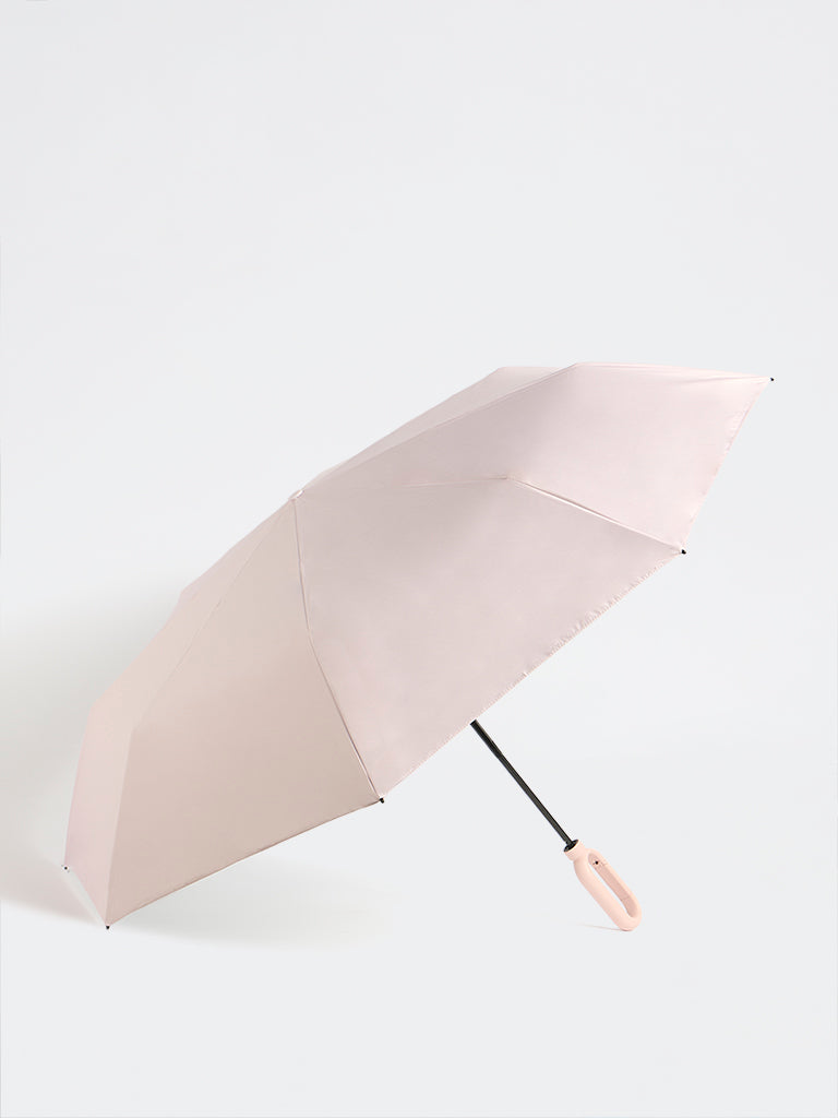 Westside Accessories Pink Foldable Umbrella with Cover