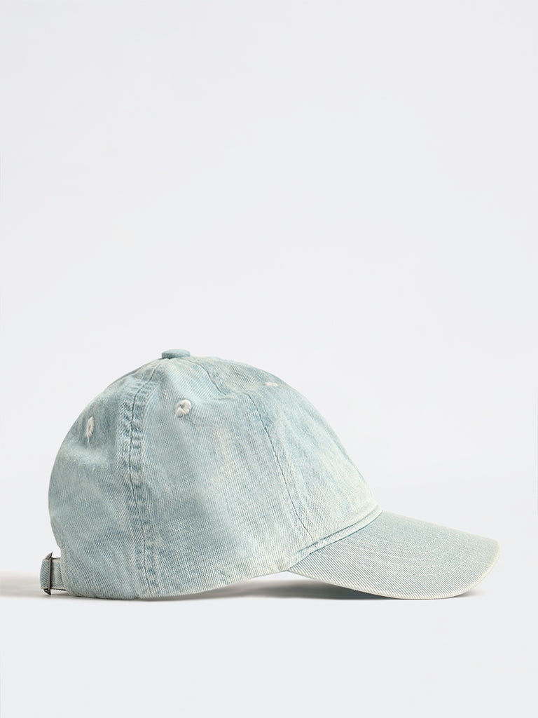 Westside Accessories Light Blue Denim Cap