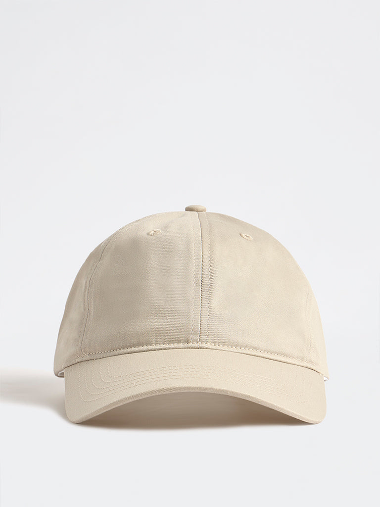 Westside Accessories Beige Solid Cap