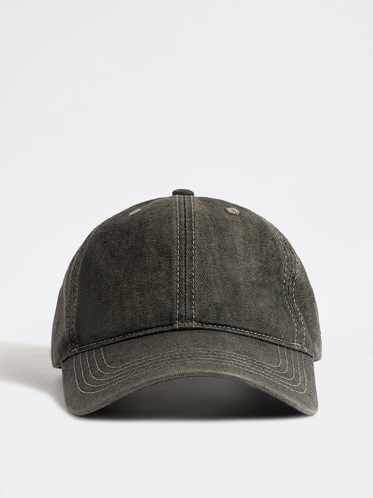 Westside Accessories Grey Denim Cap