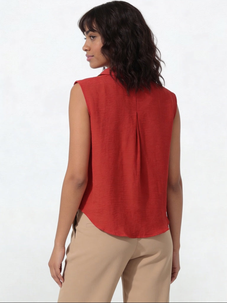 Wardrobe Pink Textured Blouse