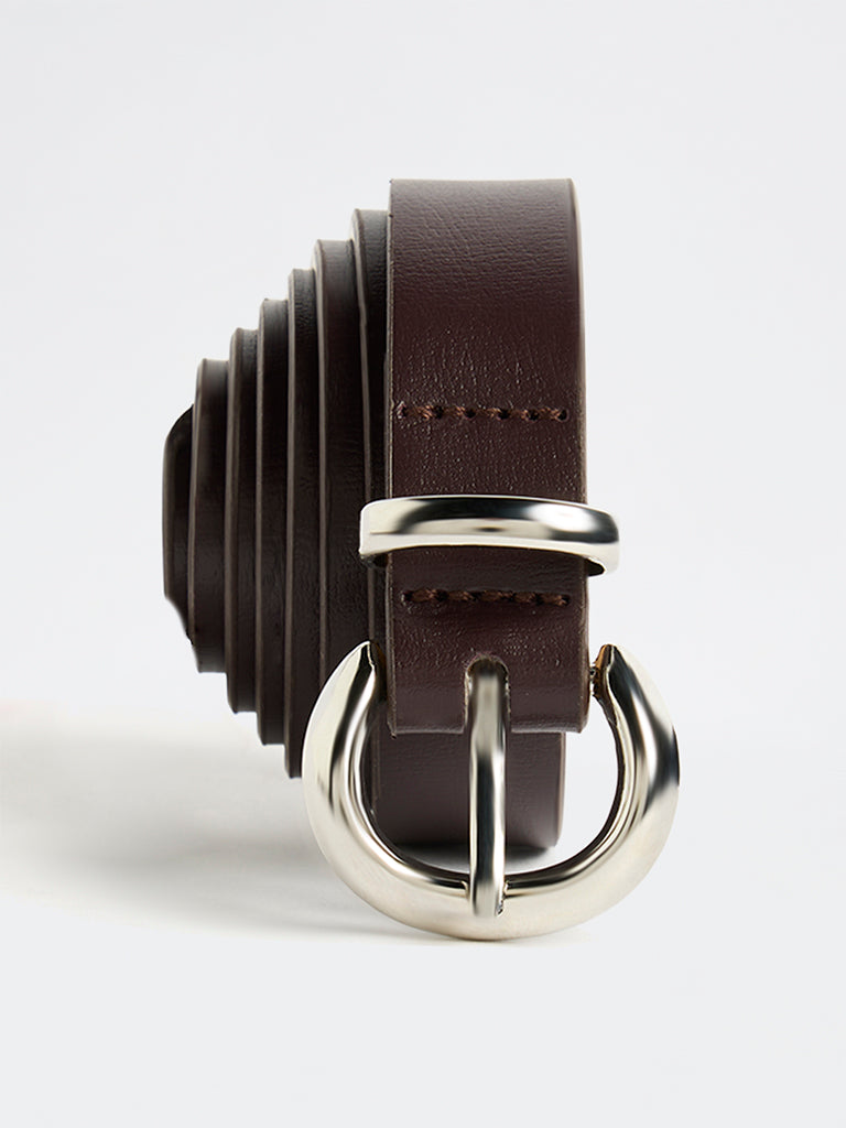 Westside Accessories Dark Brown C-Buckle Belt