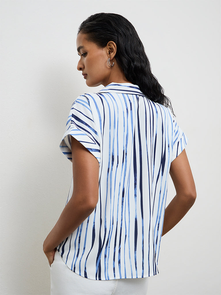 Wardrobe White Striped Blouse