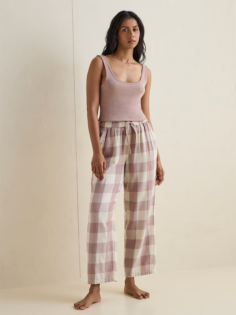 Wunderlove Light Brown Cotton Camisole