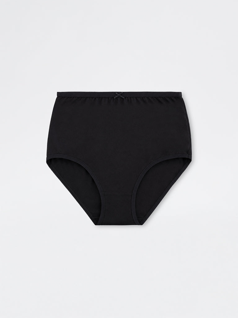 Wunderlove Taupe Full Cotton-Blend Briefs - Pack of 3