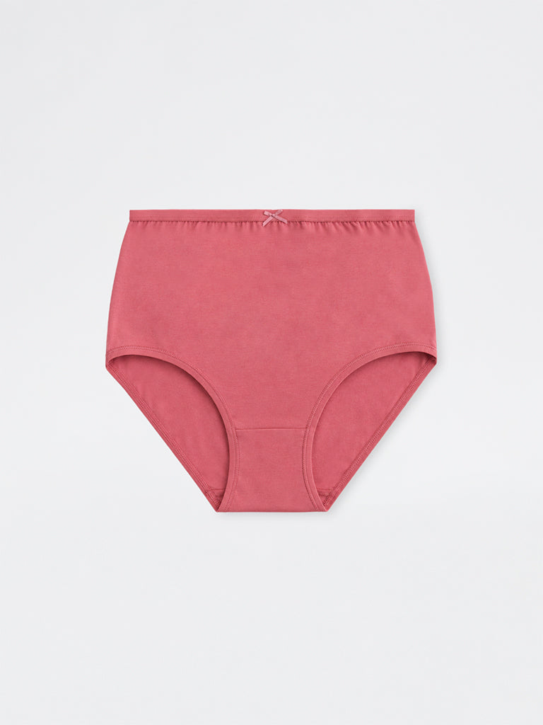 Wunderlove Taupe Full Cotton-Blend Briefs - Pack of 3