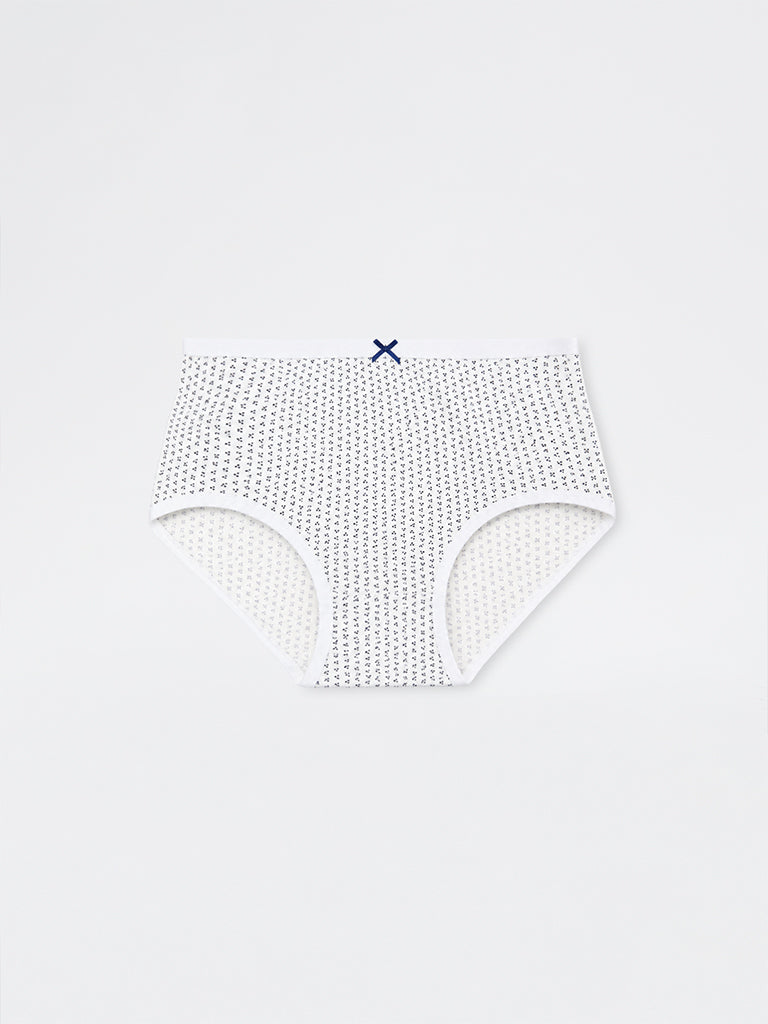 Wunderlove 3-Pack Floral Printed High-Rise Cotton-Blend Briefs