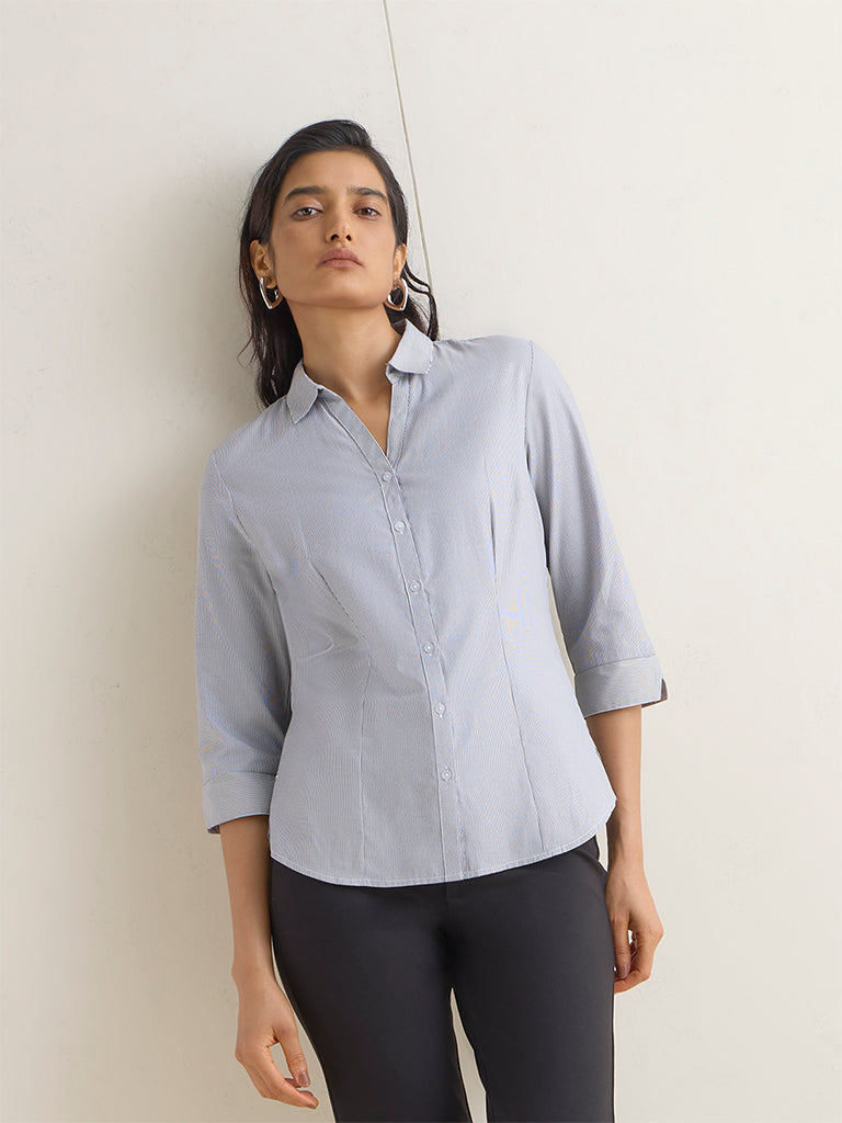Wardrobe Black Striped Shirt