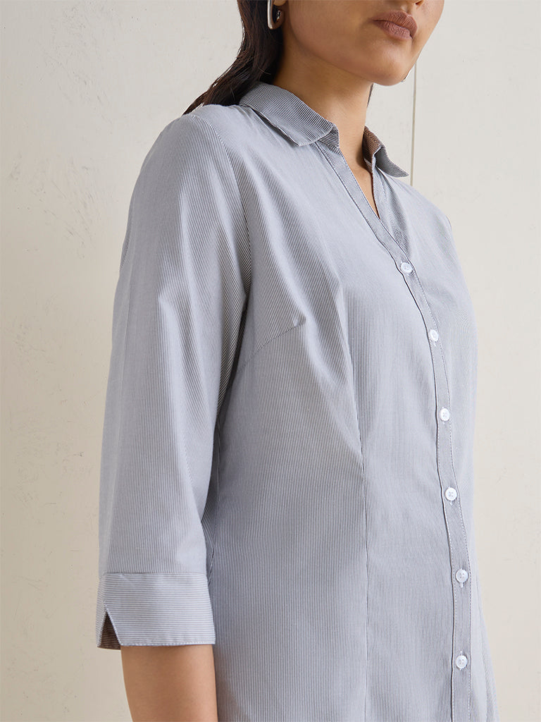 Wardrobe Black Striped Shirt