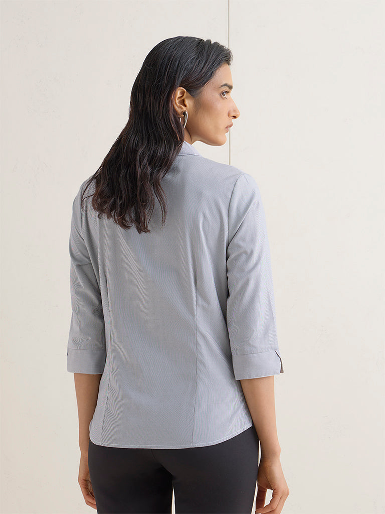 Wardrobe Black Striped Shirt