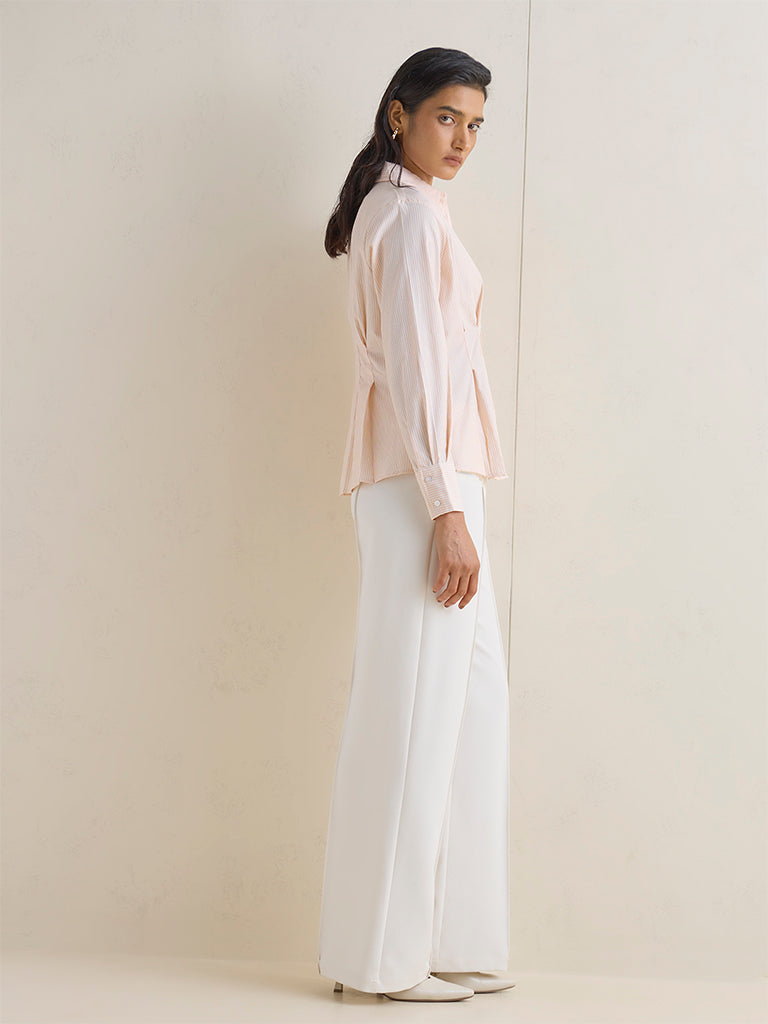 Wardrobe Orange Striped Blouse