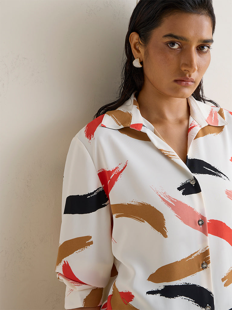 Wardrobe Multicolour Printed Blouse
