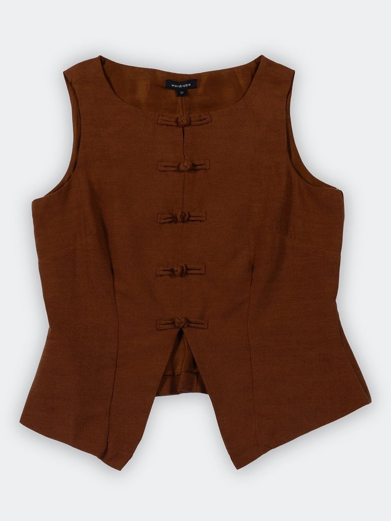Wardrobe Brown Solid Top