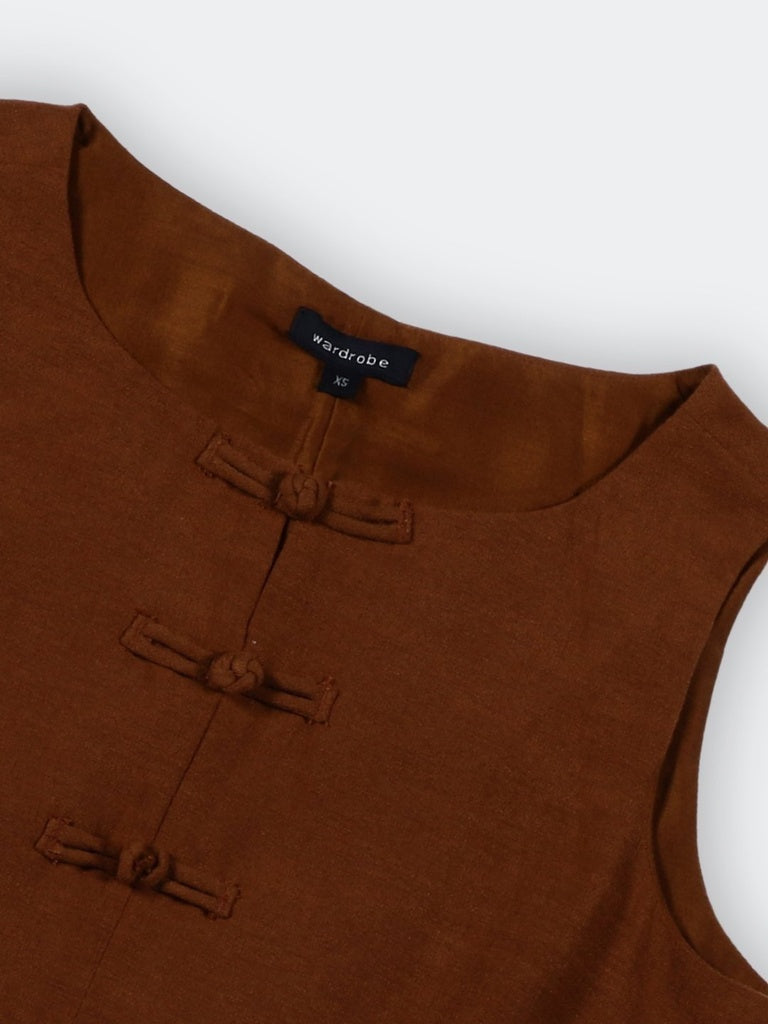 Wardrobe Brown Solid Top