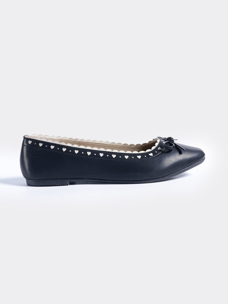 LUNA BLU Black Ballerinas