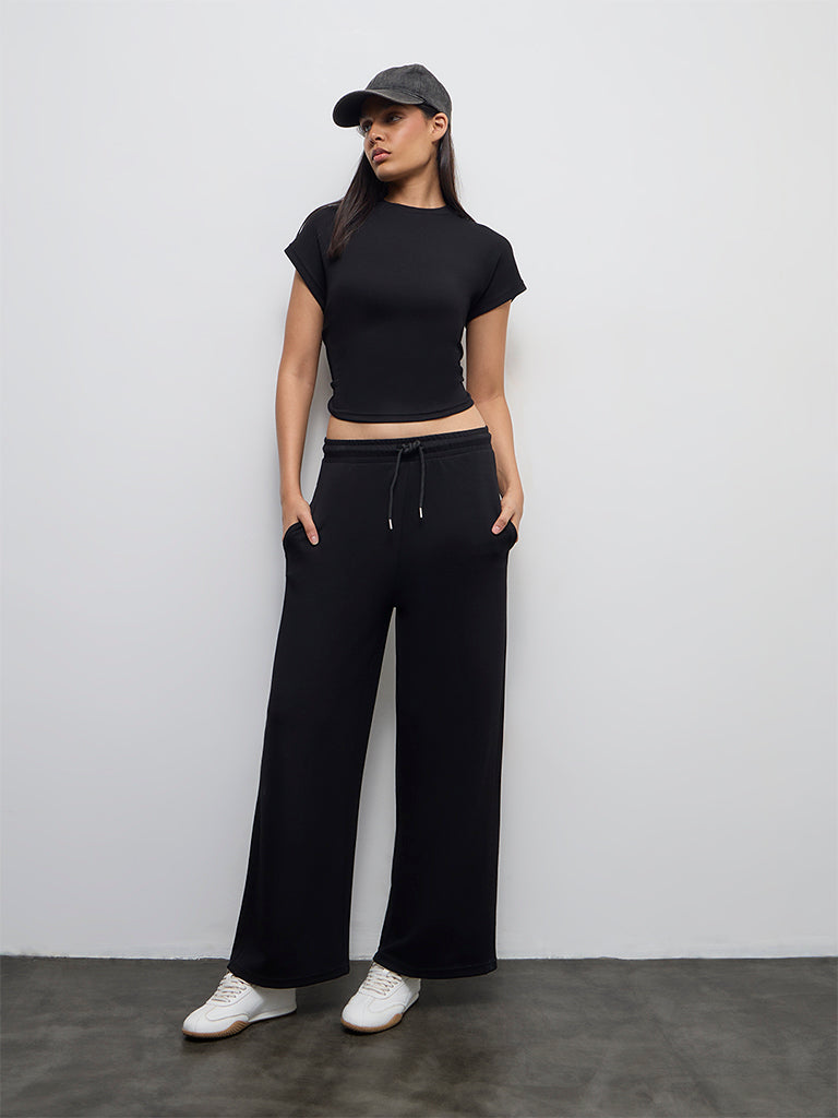 Nuoflexx Black High-Rise Pants