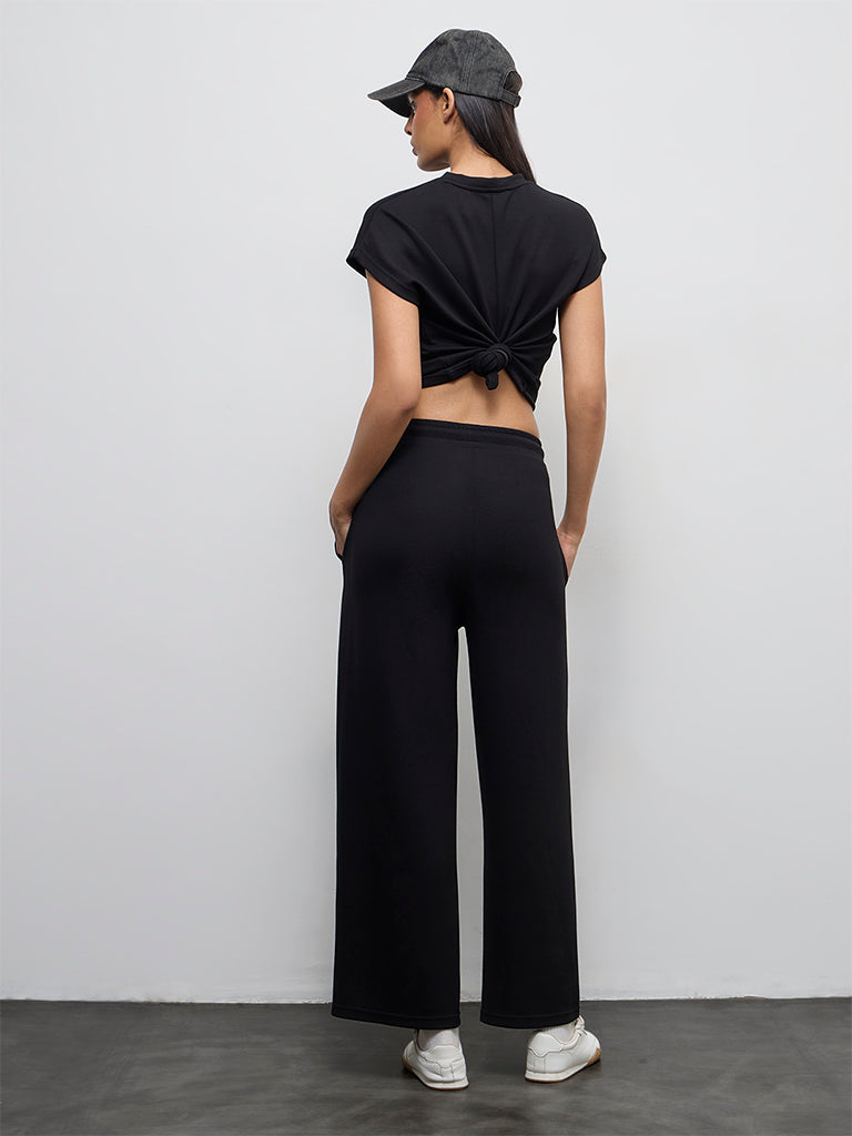 Nuoflexx Black High-Rise Pants