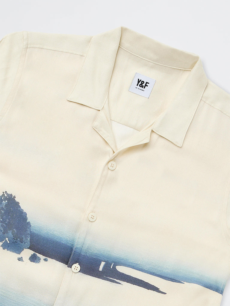 Boys Off-White Scenic-Inspired Shirt