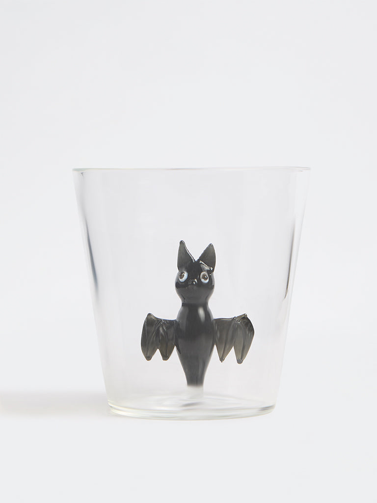 Westside Home Halloween Bat Design Water Glass