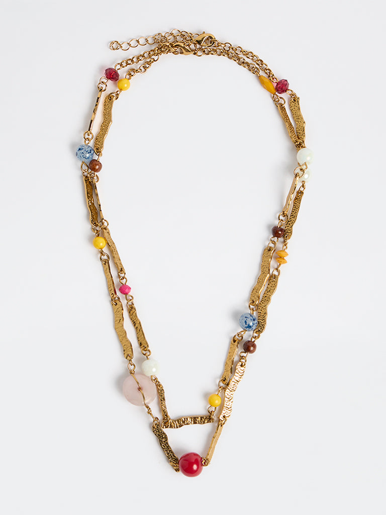 Westside Accessories Multicolour Statement Layered Necklace