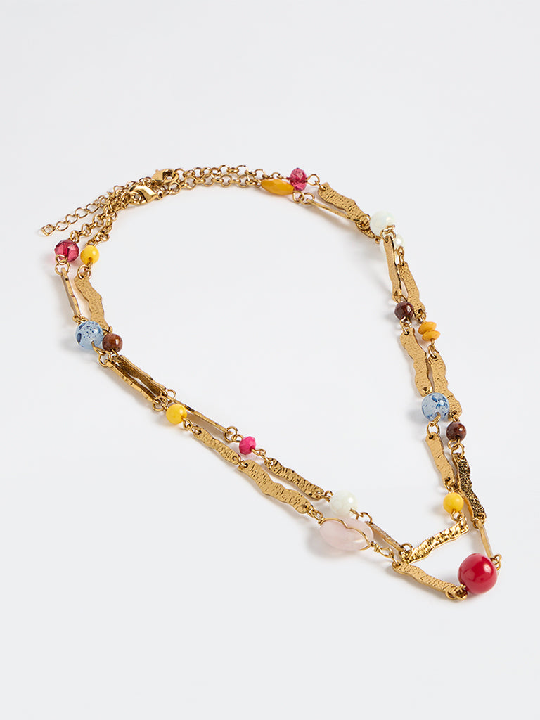 Westside Accessories Multicolour Statement Layered Necklace