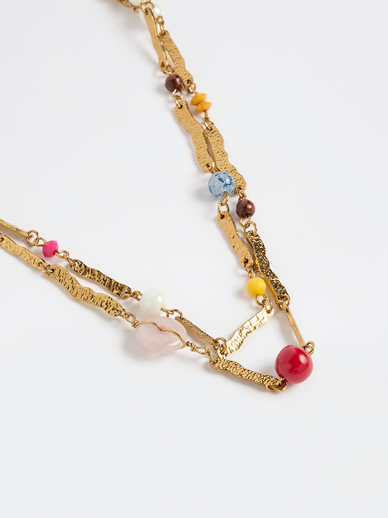 Westside Accessories Multicolour Statement Layered Necklace