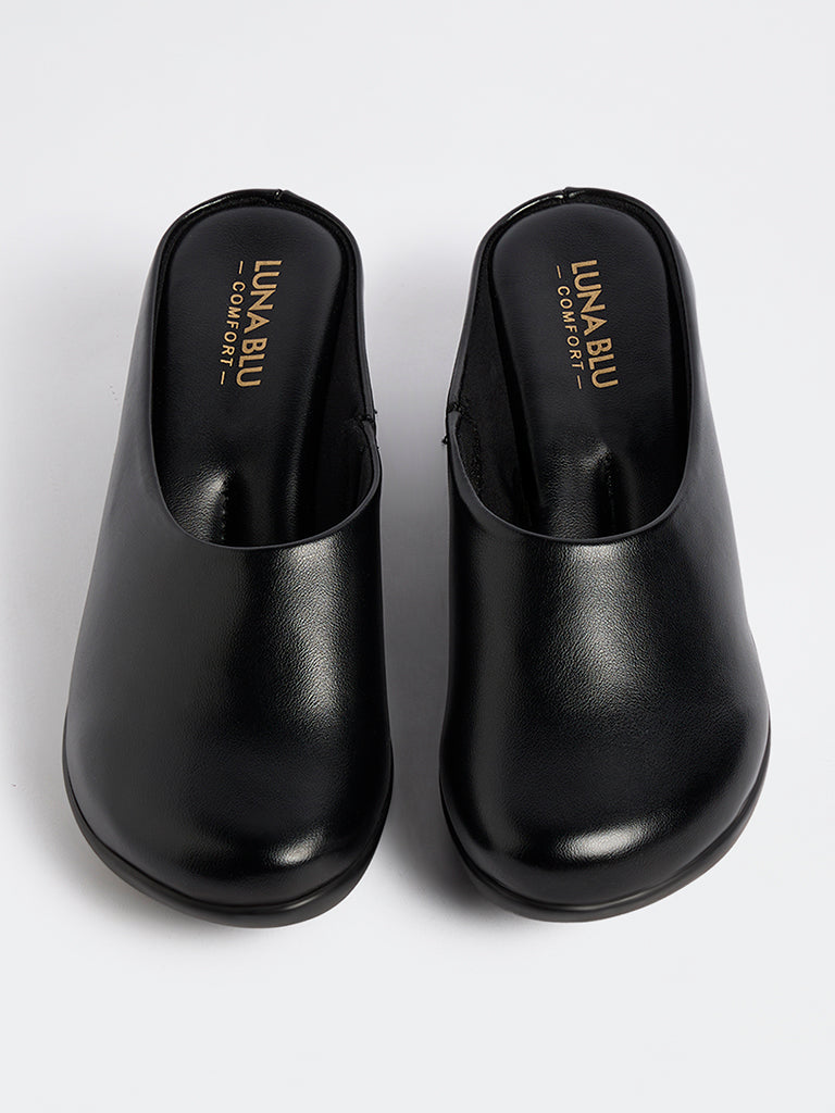 LUNA BLU Black Heel Comfort Shoes