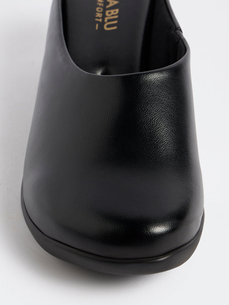 LUNA BLU Black Heel Comfort Shoes