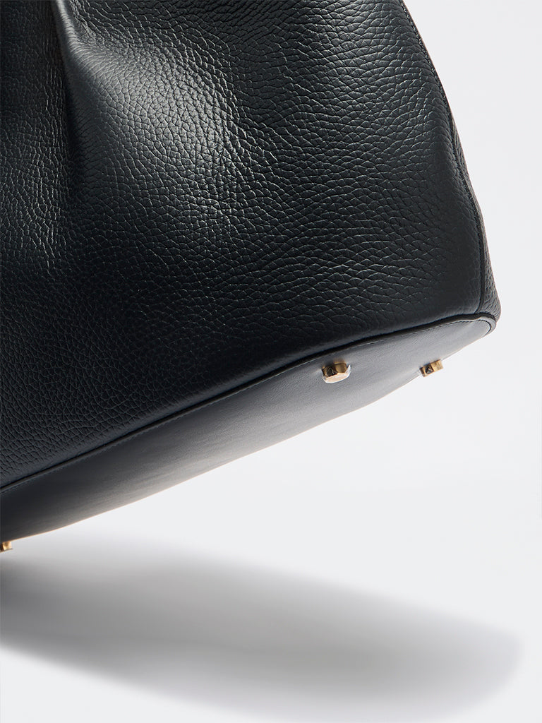 Belle Grain Leather Large Tote