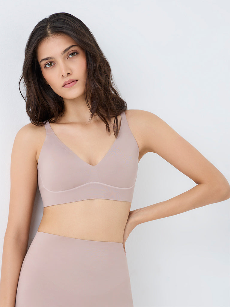 Wunderlove Fygure Firm Control Dusty Mauve Shaping Bra