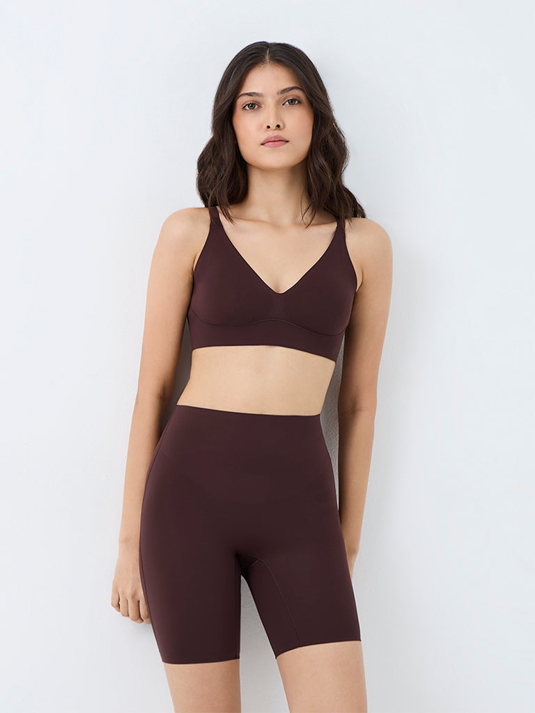 Wunderlove Fygure Firm Control Dark Brown Shaping Bra