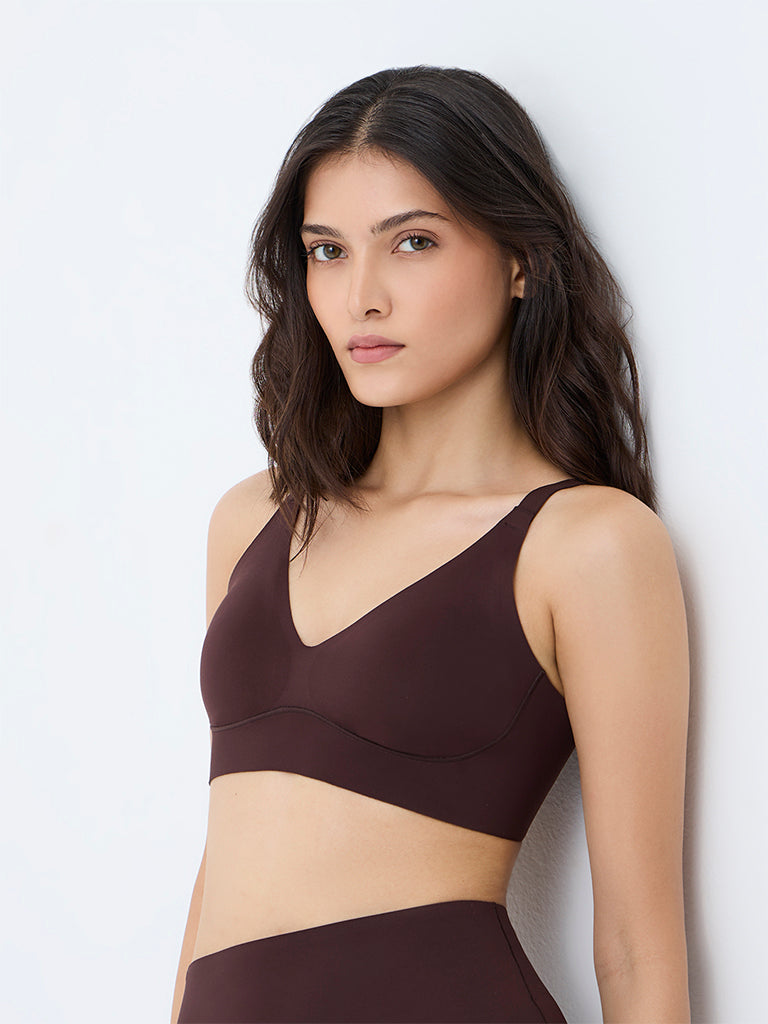 Wunderlove Fygure Firm Control Dark Brown Shaping Bra