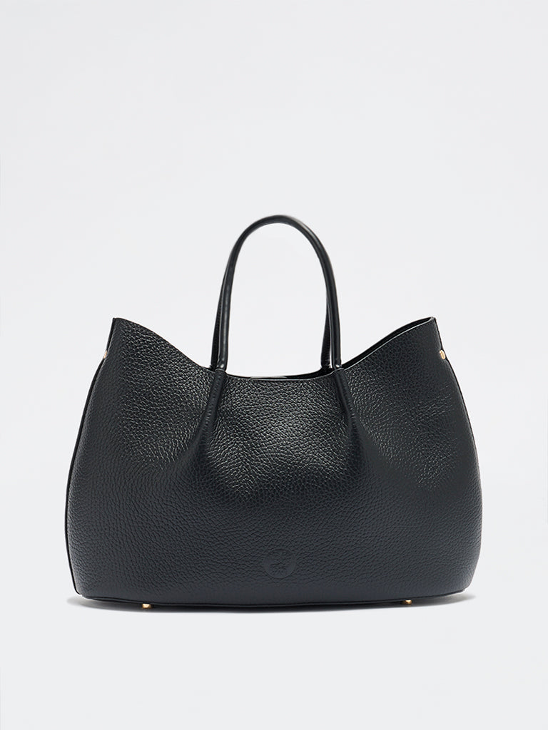 Belle Grain Leather Medium Tote
