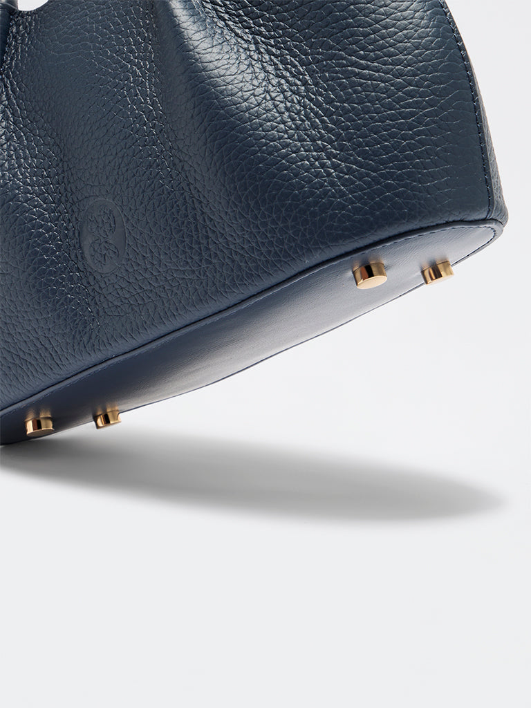 Belle Grain Leather Mini Tote