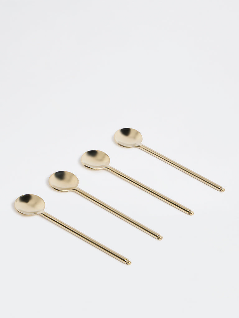 Westside Home Gold Tea Spoons - Set of 4