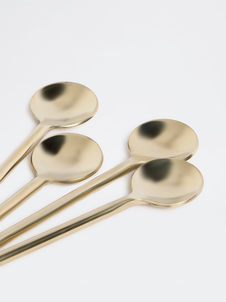 Westside Home Gold Tea Spoons - Set of 4