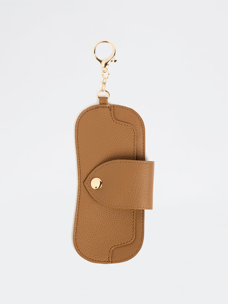 Westside Accessories Brown Textured Sunglasses Cover