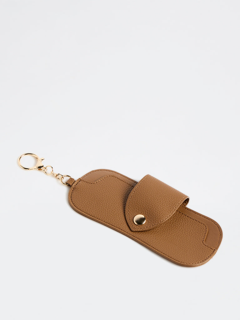 Westside Accessories Brown Textured Sunglasses Cover