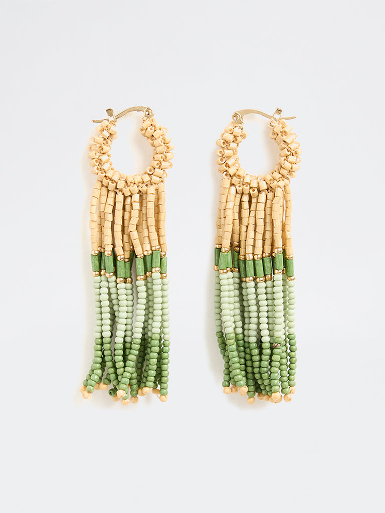 Westside Accessories Multi-Coloured Beaded Chandelier Earrings