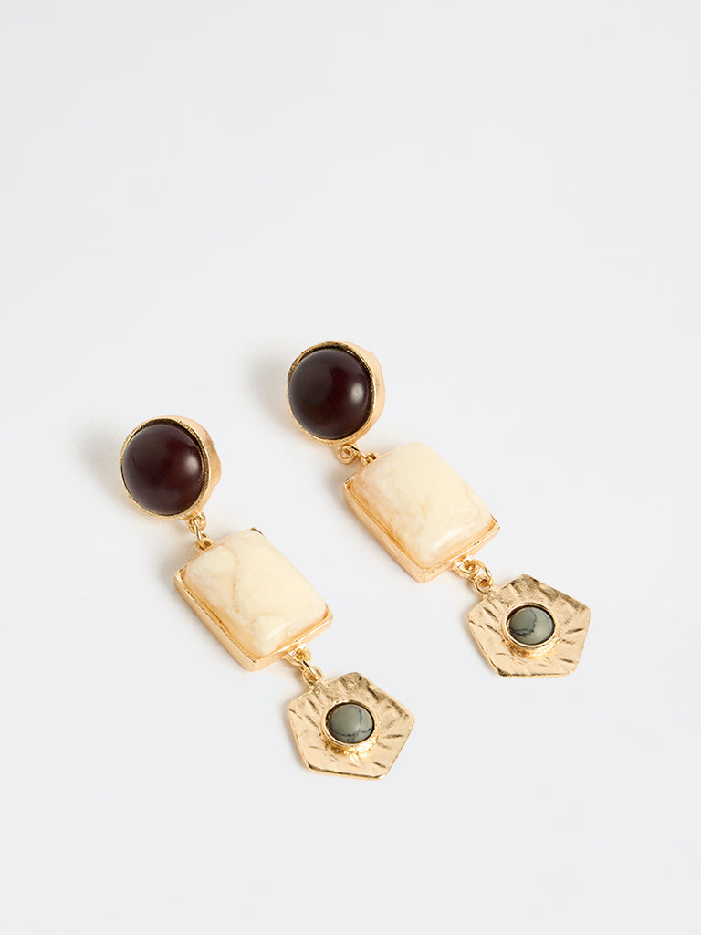 Westside Accessories Multicolour Statement Dangler Earrings
