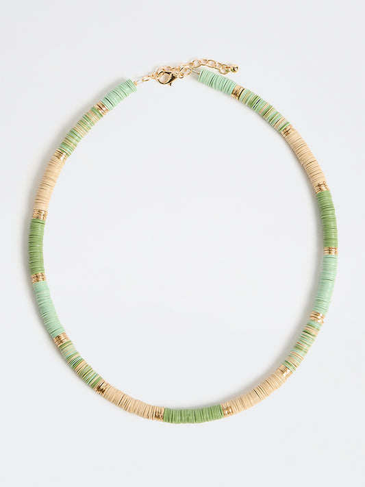 Westside Accessories Multi-Colour Short Disc Necklace