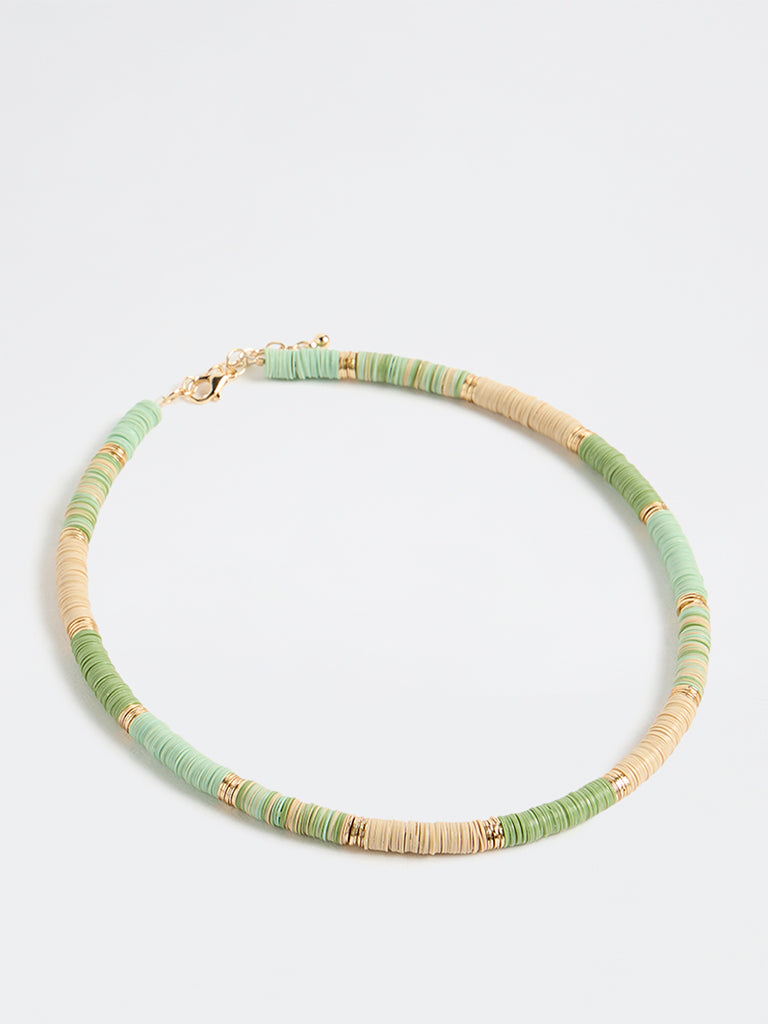 Westside Accessories Multi-Colour Short Disc Necklace